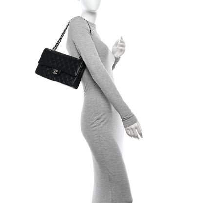 Chanel Caviar Quilted Medium Double Flap Black 2 of 11