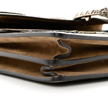 Gucci GG Supreme Monogram Embroidered Medium Dionysus Shoulder Bag Taupe 9 of 19