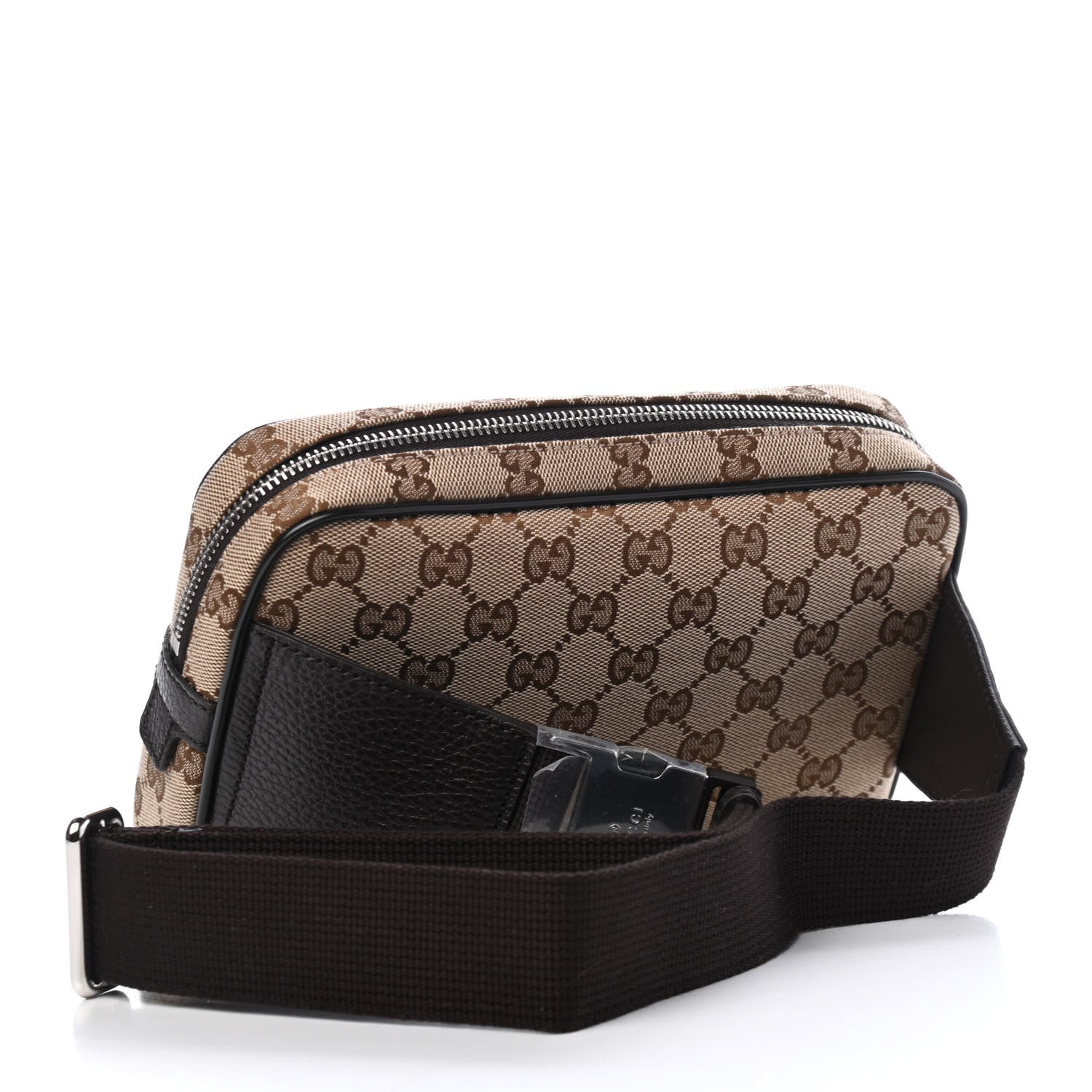 Gucci Monogram Belt Bag Dark Brown 3 of 9
