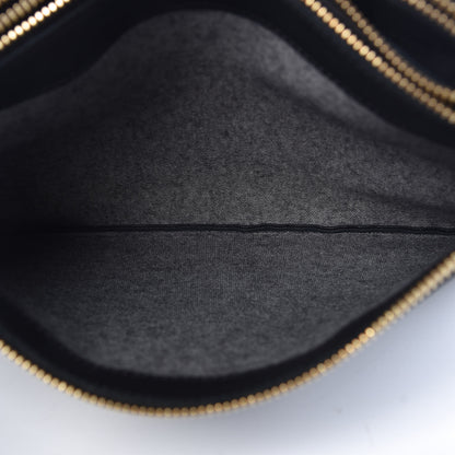 Celine Lambskin Large Trio Crossbody Bag Black 6 of 14