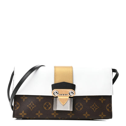 Louis Vuitton Calfskin Monogram Column Clutch 1 of 8