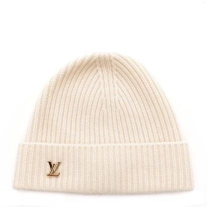 Louis Vuitton Cashmere LV Spark Beanie White 1 of 7