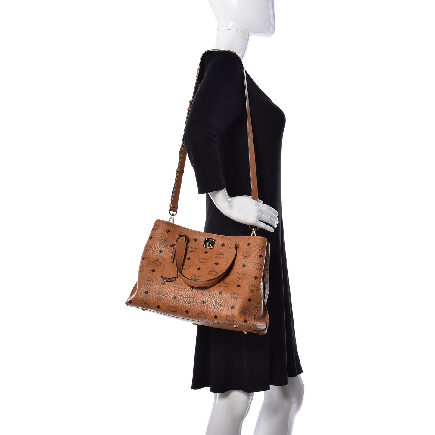 Visetos Large Essential Tote Cognac