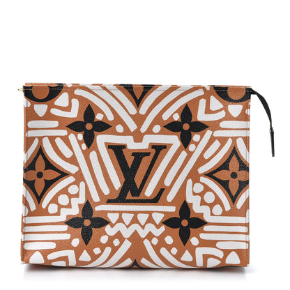 Louis Vuitton Monogram Giant Crafty Pochette Toiletry 26 Creme Caramel 1 of 8