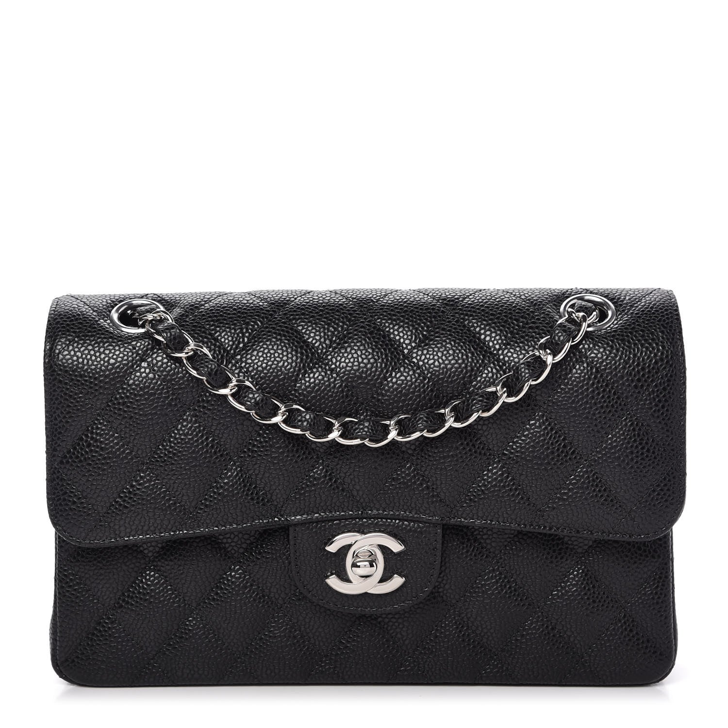 Chanel Caviar Quilted Small Double Flap Black 1 of 11