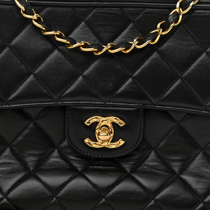 Chanel Lambskin Quilted Tassel Flap Camera Case Black 9 of 12