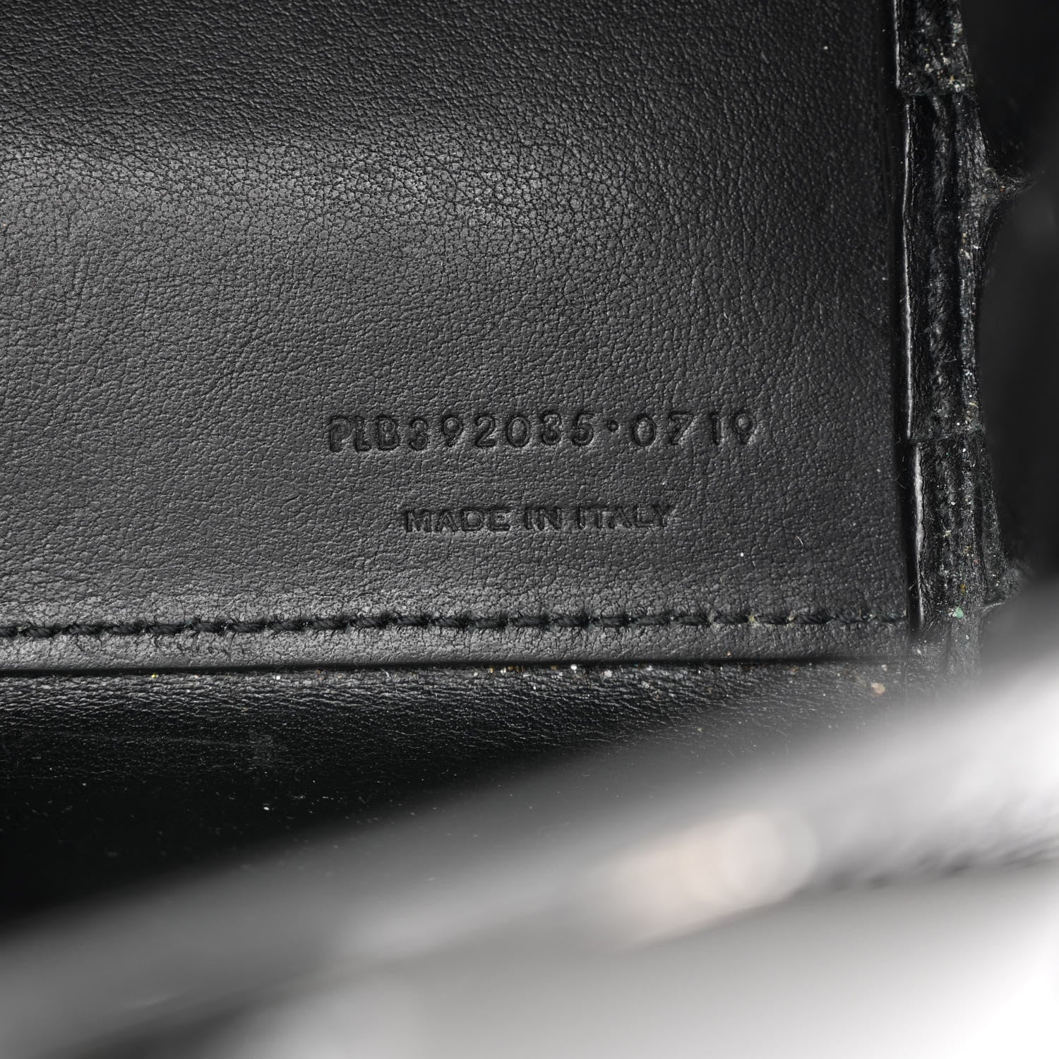 Saint Laurent Calfskin Crocodile Embossed Nano Sac De Jour Black 7 of 13