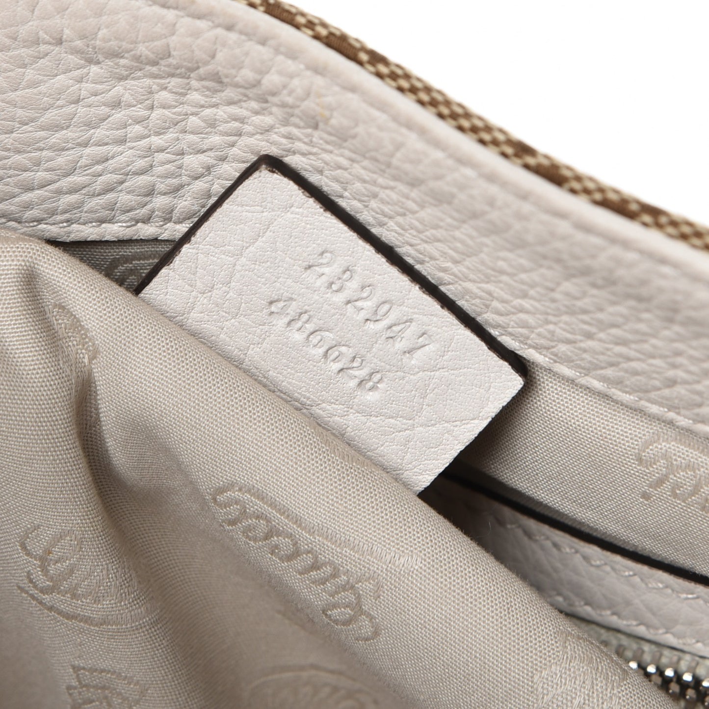 Monogram Medium Bamboo Bar Tote Off White