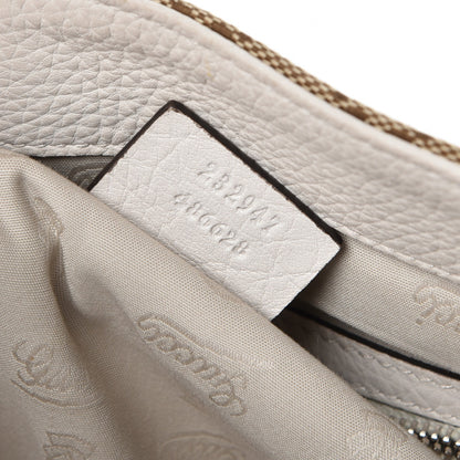 Gucci Monogram Medium Bamboo Bar Tote Off White 7 of 9