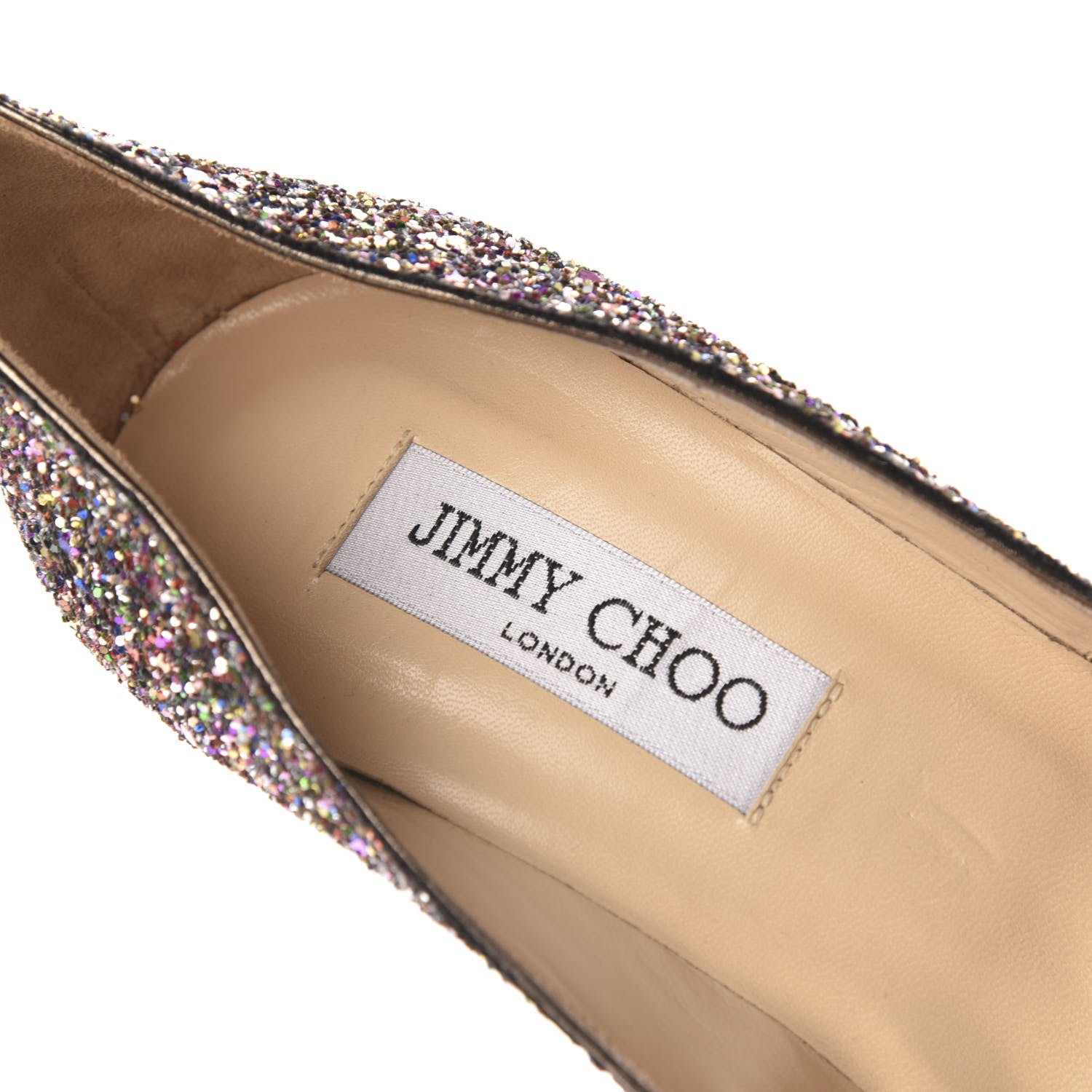 Jimmy Choo Glitter Fenner Platform Pumps 39 Multicolor 6 of 7