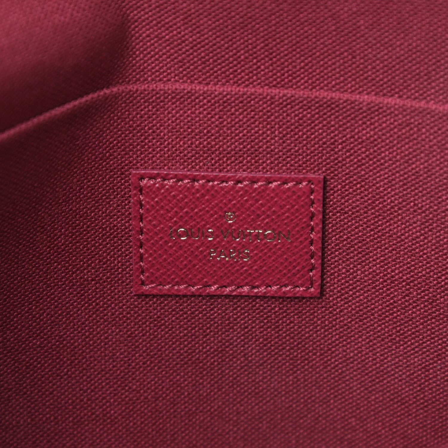Louis Vuitton Monogram Pochette Felicie Chain Wallet Fuchsia 8 of 15