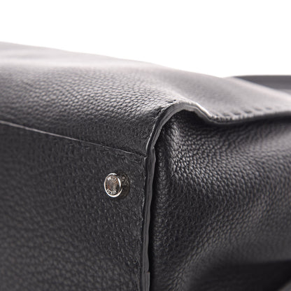 Fendi Cuoio Romano Selleria Bi-Color Large Peekaboo Iconic Satchel Black Mou 12 of 12
