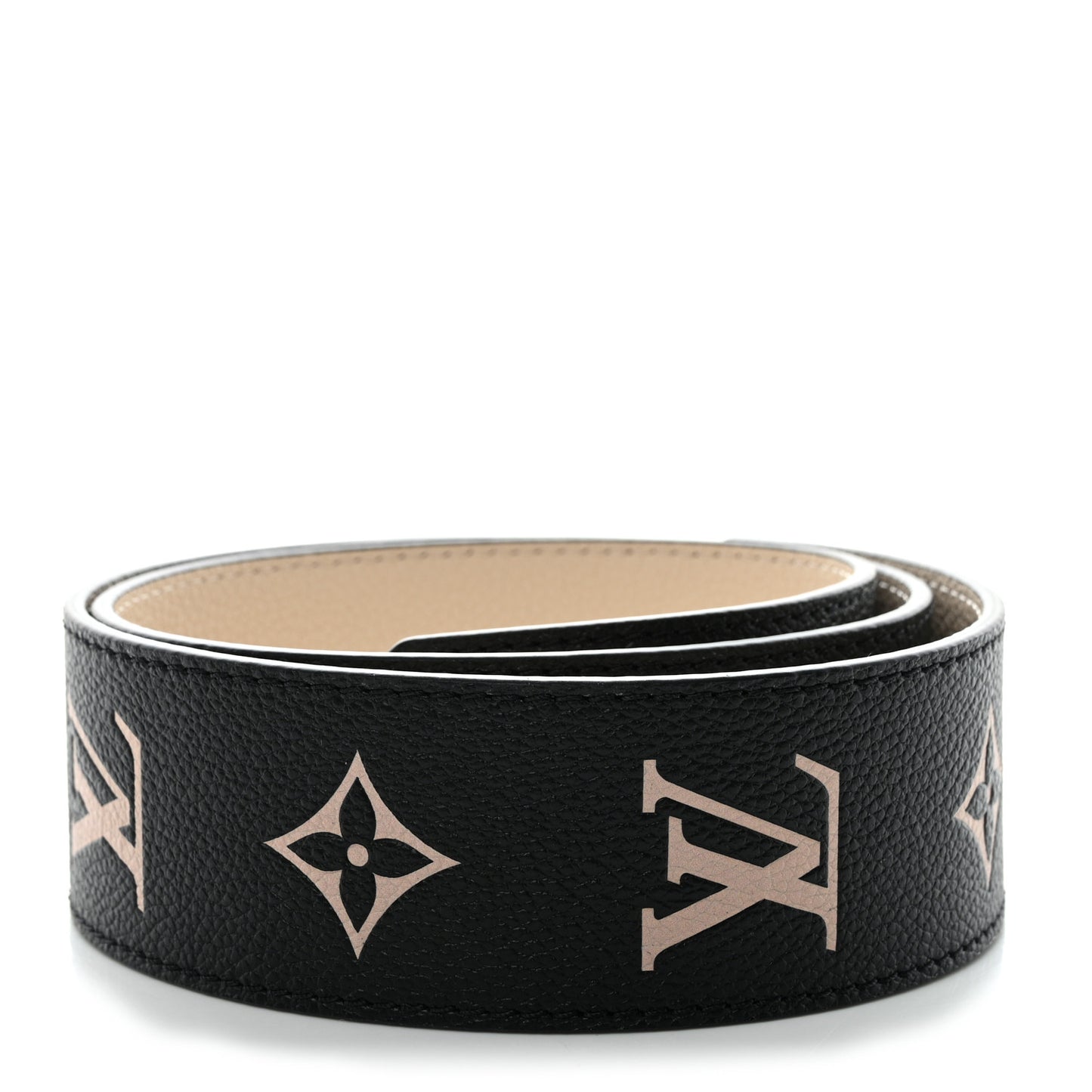 Empreinte Monogram Bandouliere Shoulder Strap Black Beige