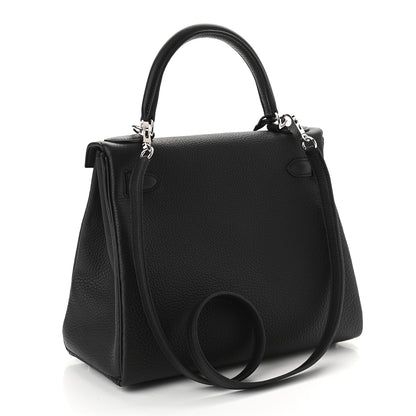 Hermes Togo Kelly Retourne 28 Black 3 of 11