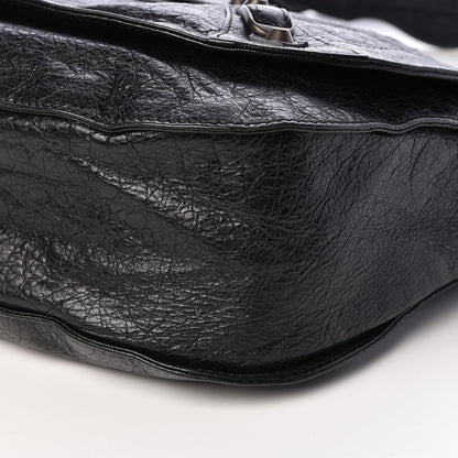 Balenciaga Agneau Classic Hardware Neo Folk Messenger Black 10 of 10