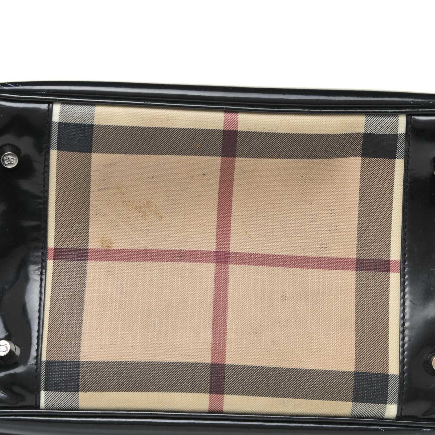 Supernova Check Patent Bowling Bag Black