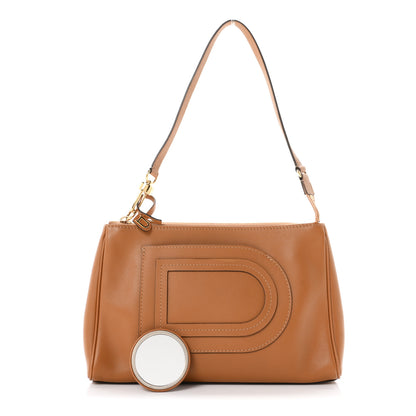 Delvaux Calfskin Louise Pochette Camel 3 of 10