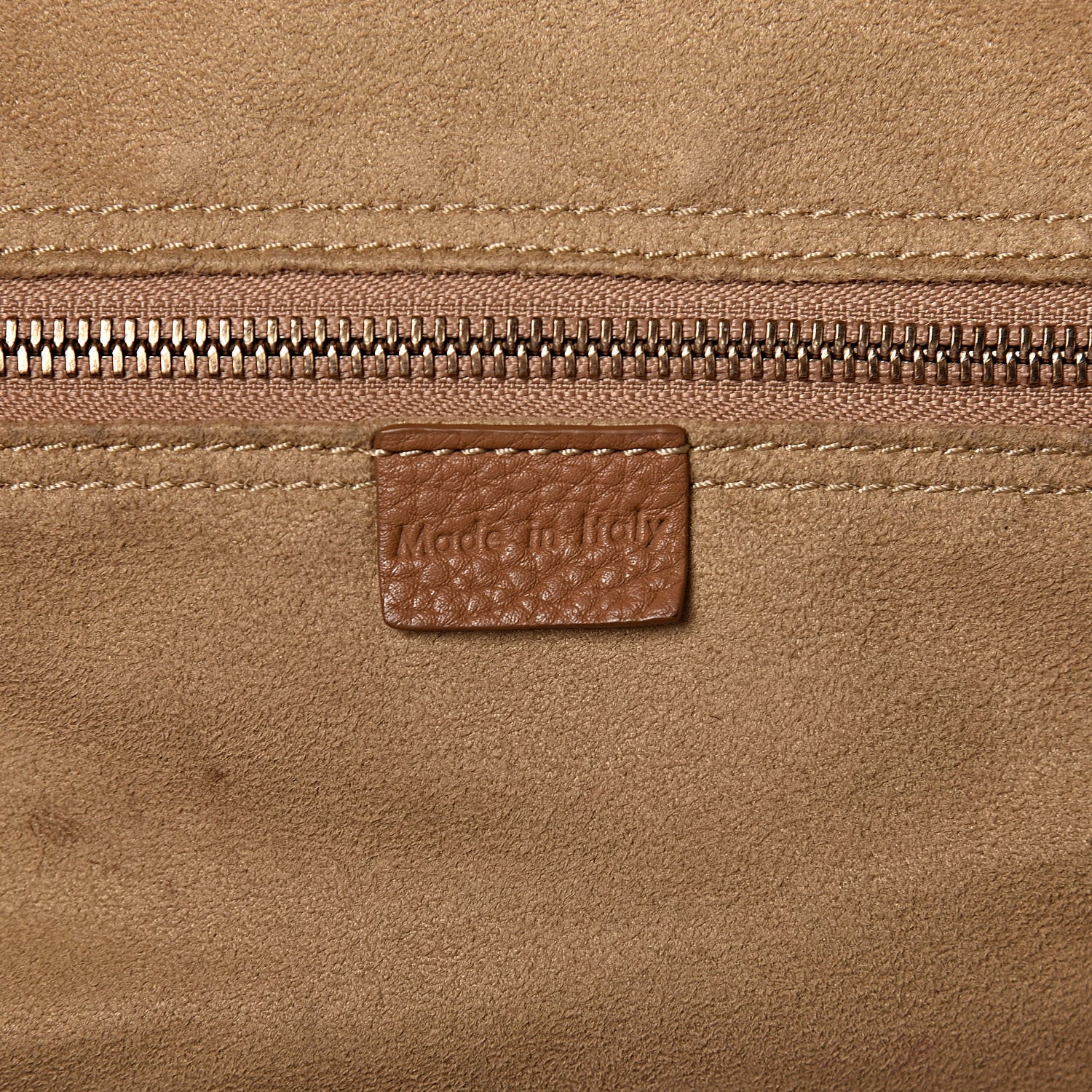 Celine Pebbled Calfskin Mini Luggage Camel 7 of 24