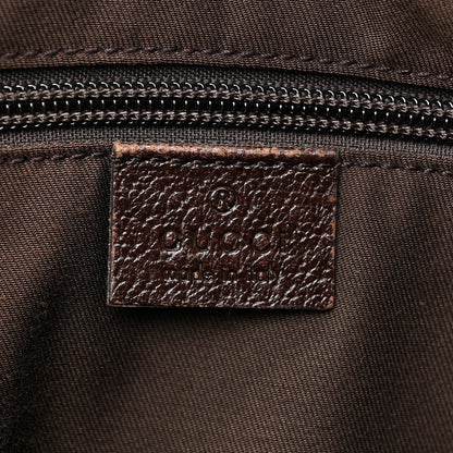 Gucci Monogram Medium Half Moon Hobo Dark Brown 6 of 10