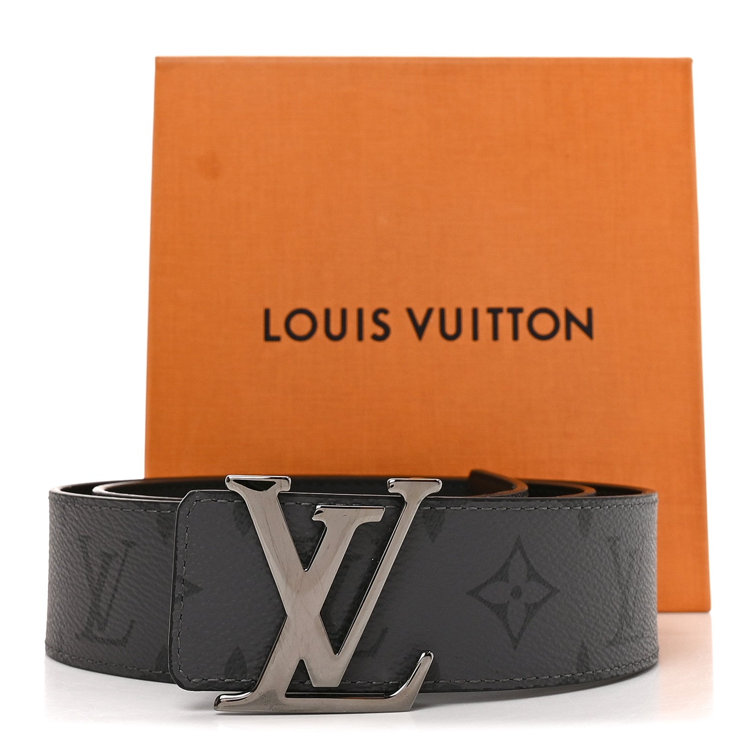 Louis Vuitton Reverse Monogram Eclipse 40mm LV Initiales Reversible Belt 85 34 6 of 6