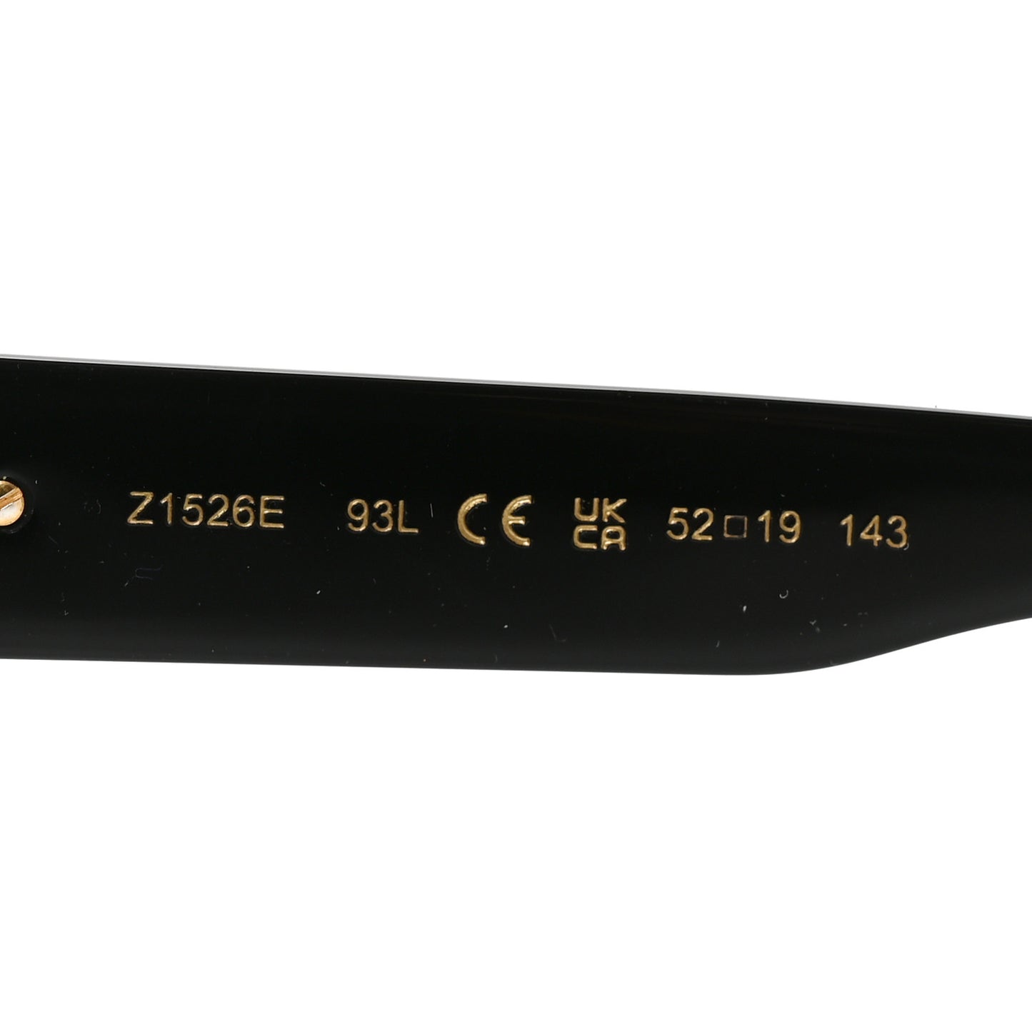 Acetate My Monogram Square Sunglasses Z1526E Black