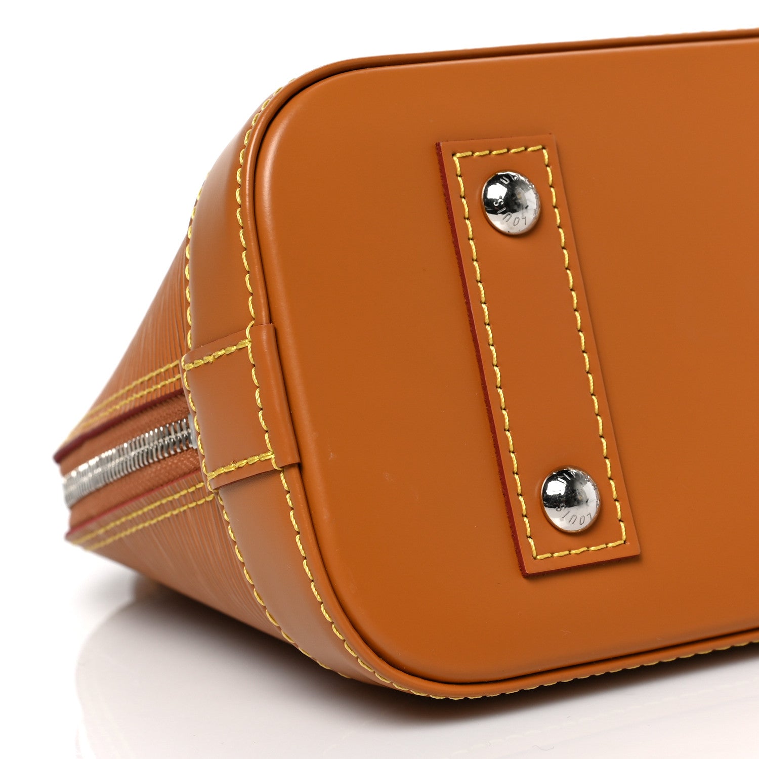 Louis Vuitton Epi Jacquard Alma BB Honey Gold 13 of 17