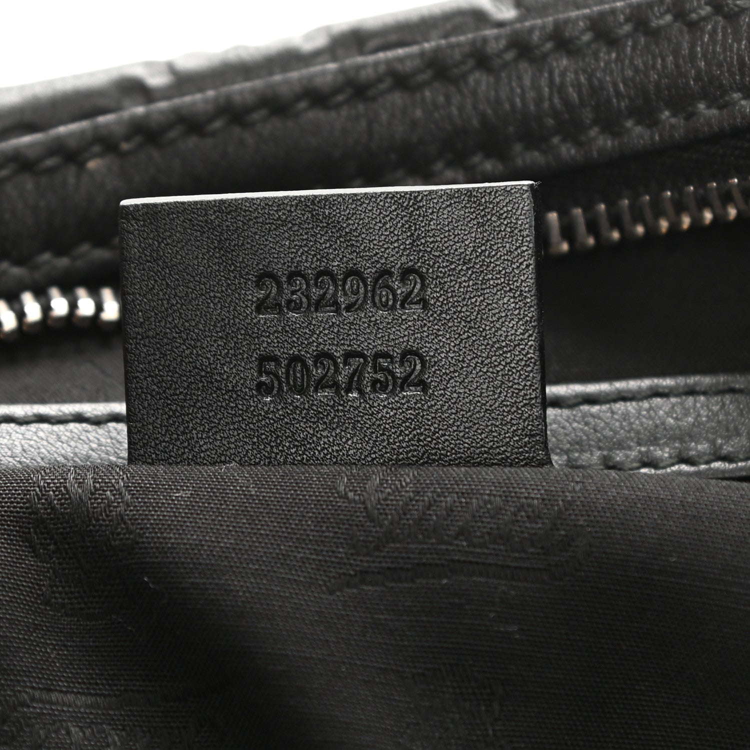 Gucci Guccissima Medium GG Twins Hobo Black 7 of 8