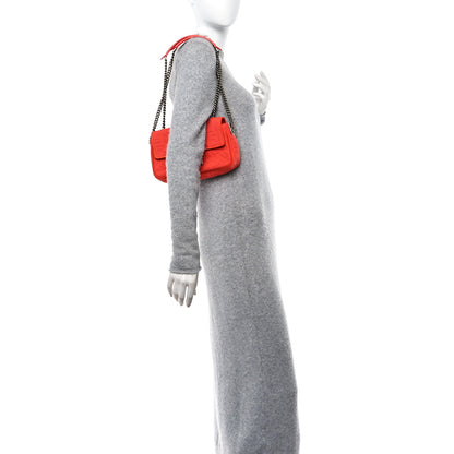 Fendi Technical Fabric FF Midi Chain Baguette Tulipano 2 of 13