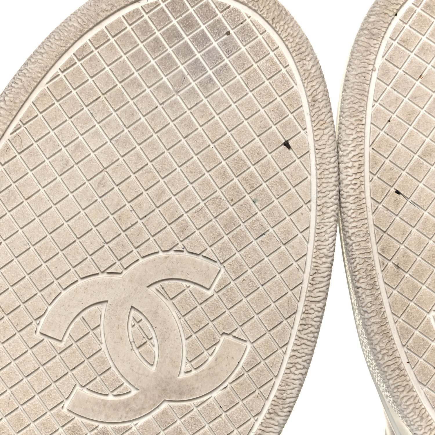 Chanel Calfskin CC Womens Sneakers 37 Black 10 of 11