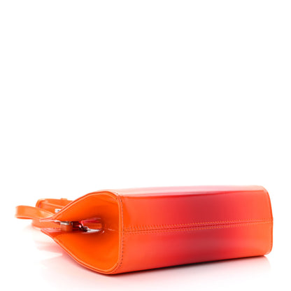 Salvatore Ferragamo Smooth Airbrushed Calfskin Mini Wanda Top Handle Bag Orange Multicolor 4 of 10