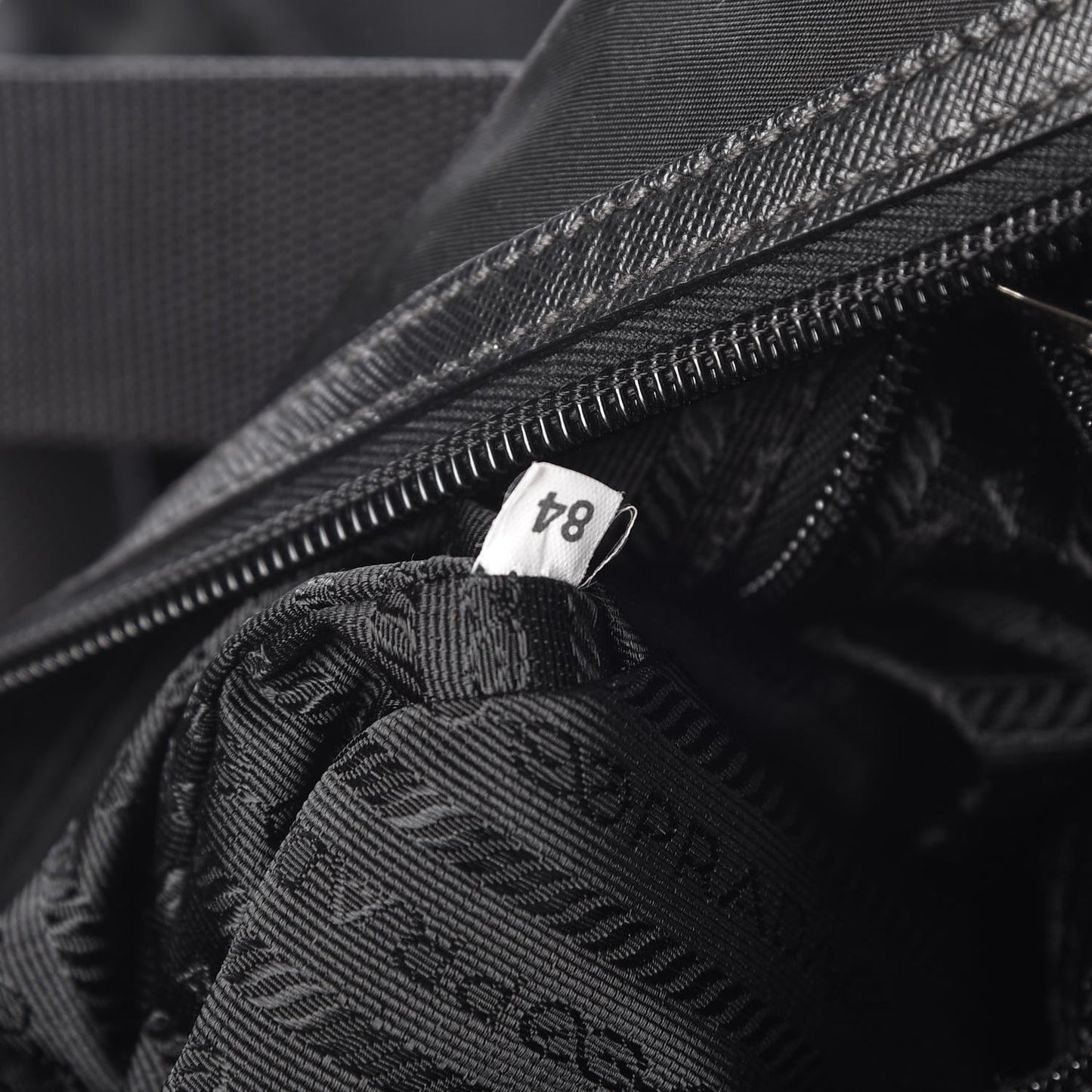 Tessuto Nylon Saffiano Duffel Bag Black
