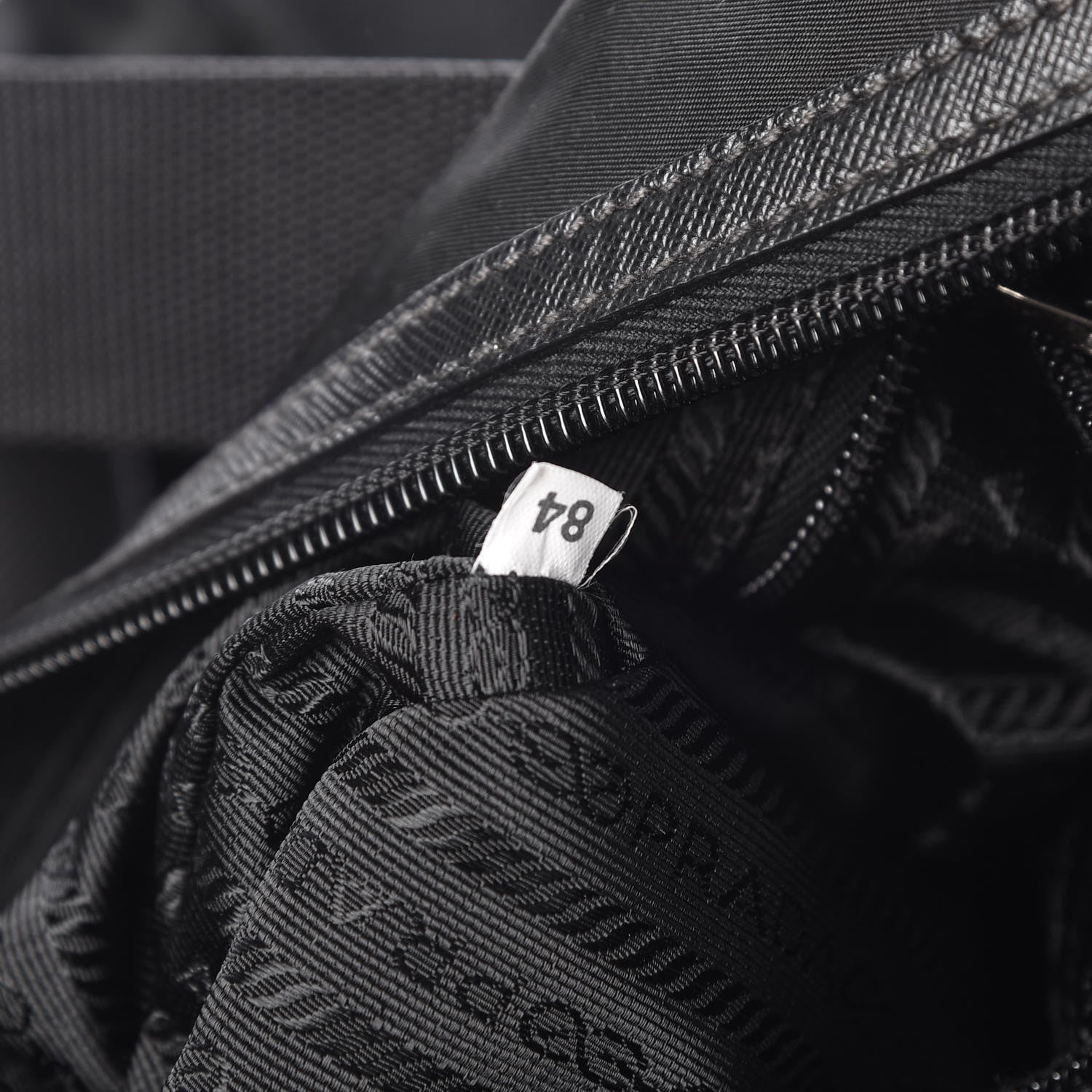 Prada Tessuto Nylon Saffiano Duffel Bag Black 7 of 8