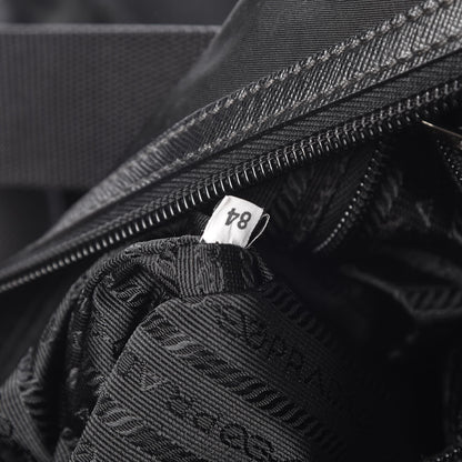 Prada Tessuto Nylon Saffiano Duffel Bag Black 7 of 8