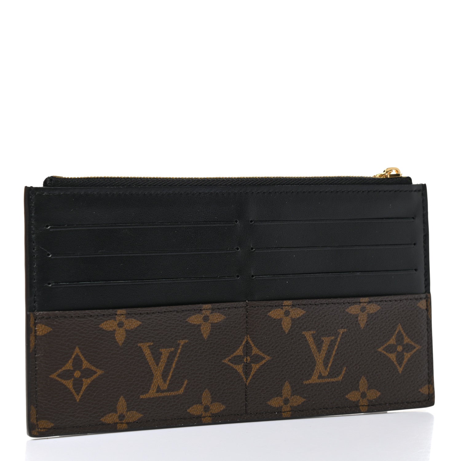 Louis Vuitton Monogram Slim Purse Black 3 of 8