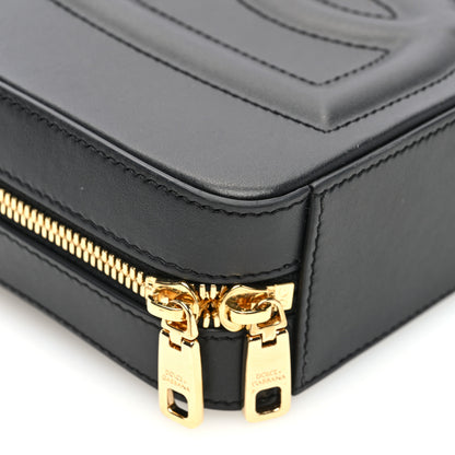 Dolce & Gabbana DOLCE GABBANA Calfskin Small DG Logo Camera Crossbody Bag Black 8 of 9