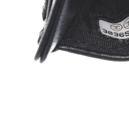 Chanel Goatskin Quilted 19 Card Holder On Chain Black 4 of 6