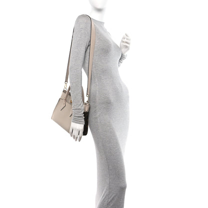 Louis Vuitton Calfskin Monogram On My Side PM Greige 2 of 10