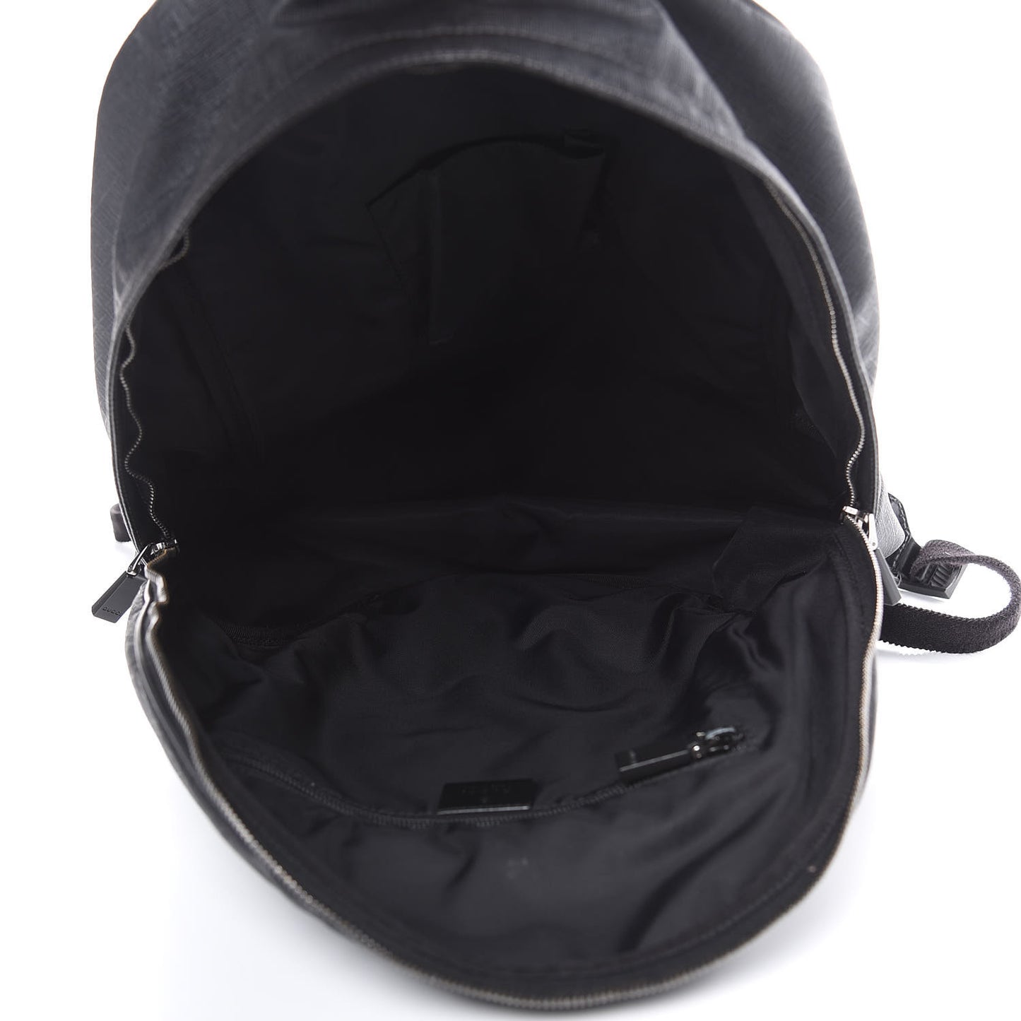 Coated Canvas Interlocking G Travel Backpack Black