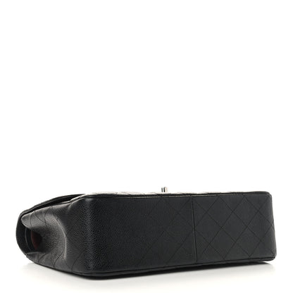 Chanel Caviar Quilted Jumbo Double Flap Black 4 of 11