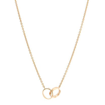 Cartier 18K Yellow Gold Interlocking LOVE Necklace 1 of 6