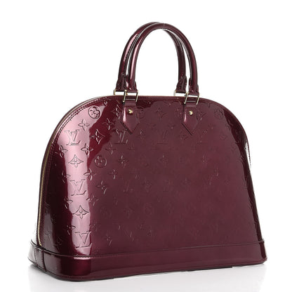 Louis Vuitton Vernis Alma GM Rouge Fauviste 3 of 10