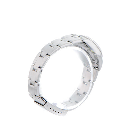 Rolex Stainless Steel 18K White Gold 24mm Oyster Perpetual Watch Pink 76094 4 of 8