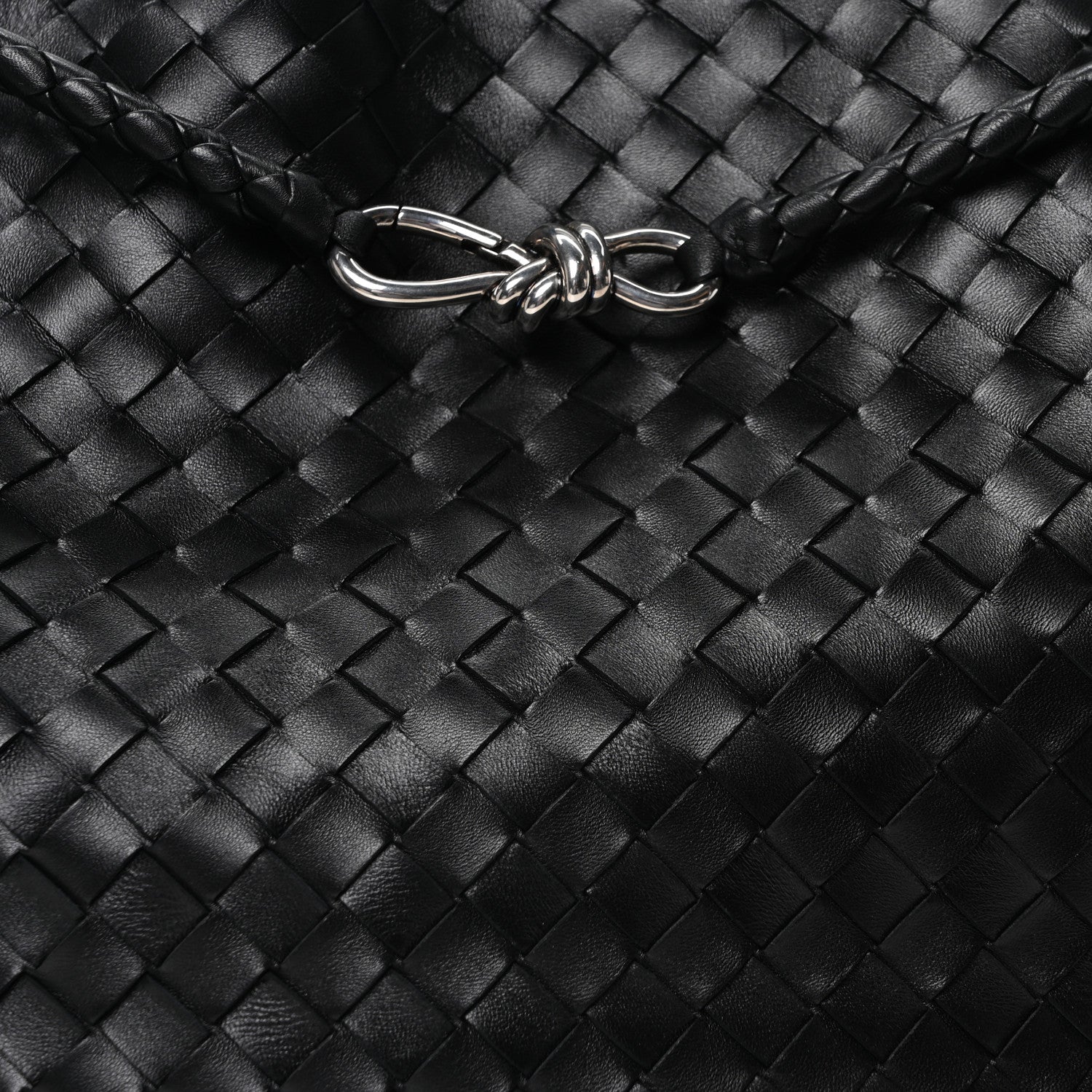 Bottega Veneta Nappa Intrecciato Large Andiamo Shoulder Bag Black 7 of 9