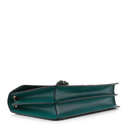Bulgari Calfskin Serpenti Forever Shoulder Bag Emerald Green 5 of 15