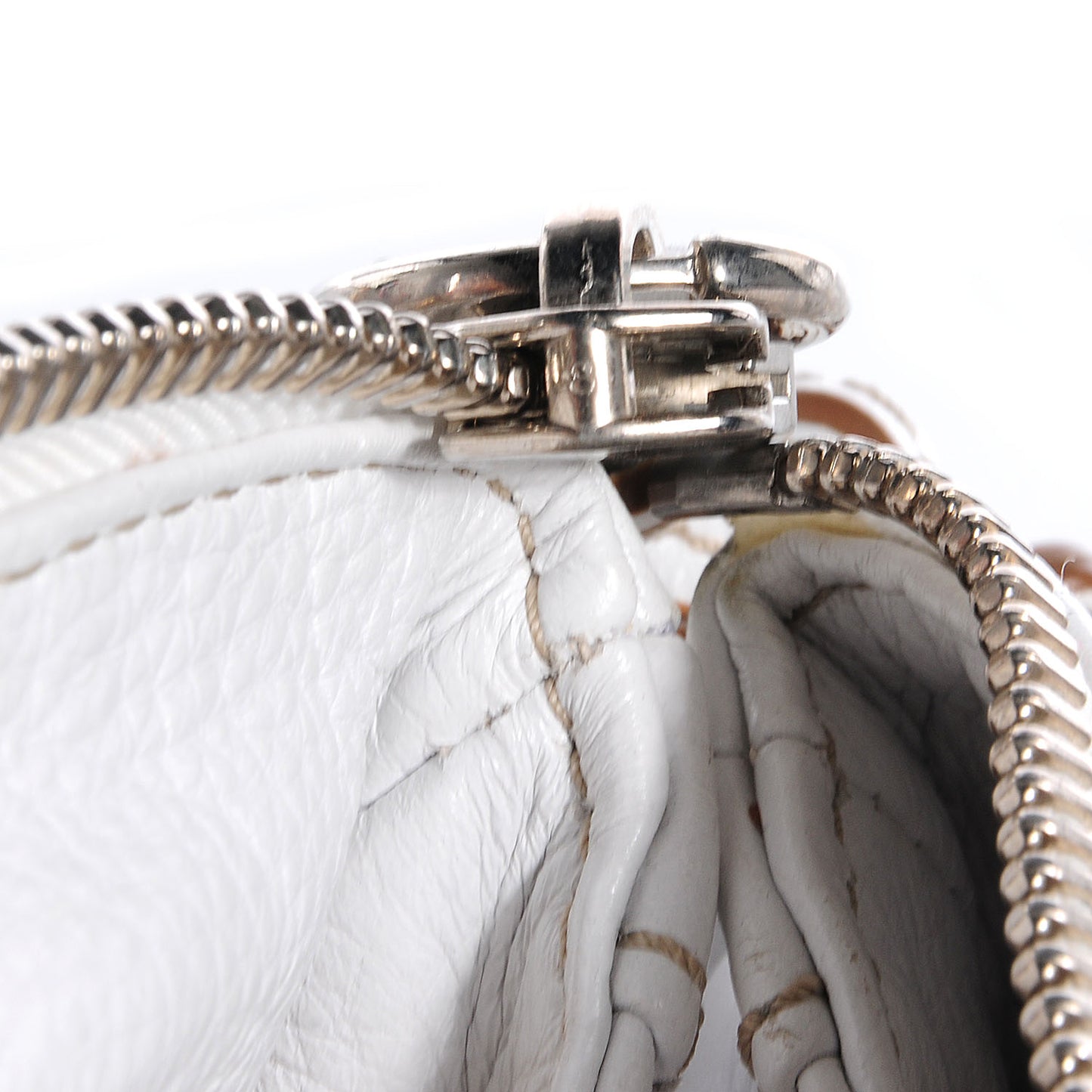 Leather Medium Paddington White