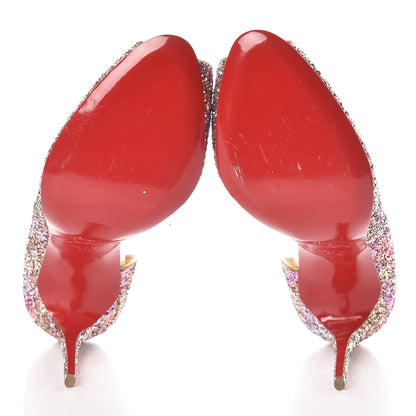 Christian Louboutin Glitter Demi You 100 Pumps 41.5 Rosette Gold 5 of 9
