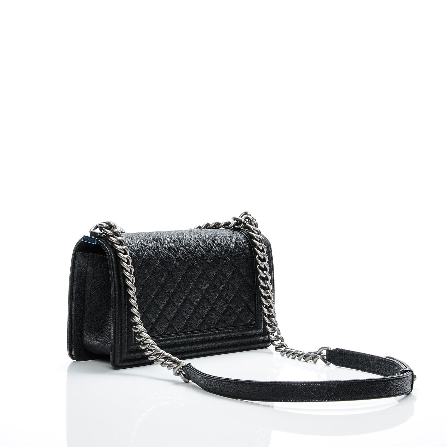 Chanel Caviar Quilted Medium Boy Flap Black 3 of 7