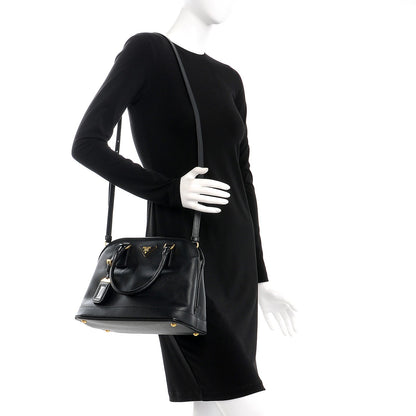 Prada Saffiano Lux Open Promenade Tote Black 2 of 9