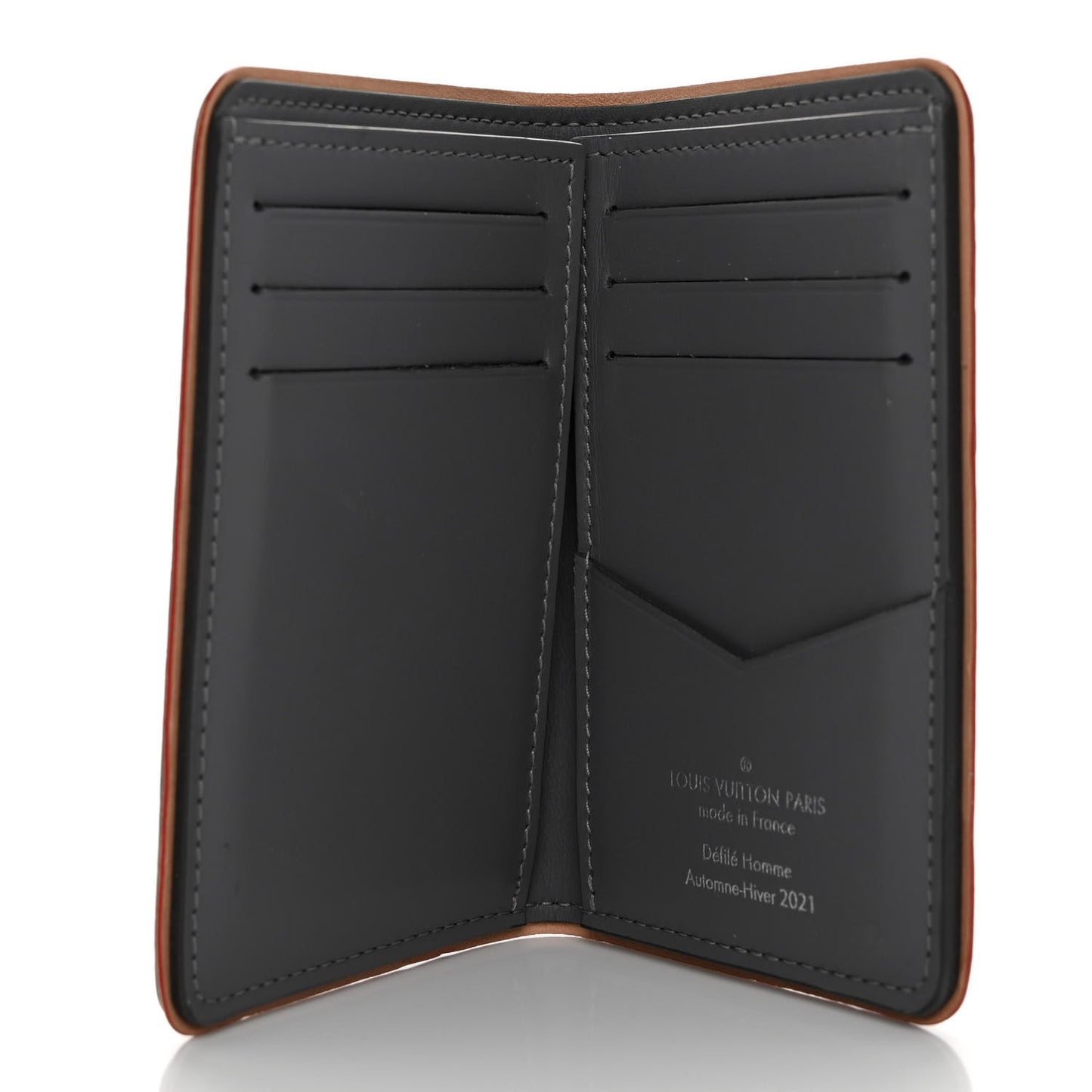 Monogram Mirror Slender Pocket Organizer