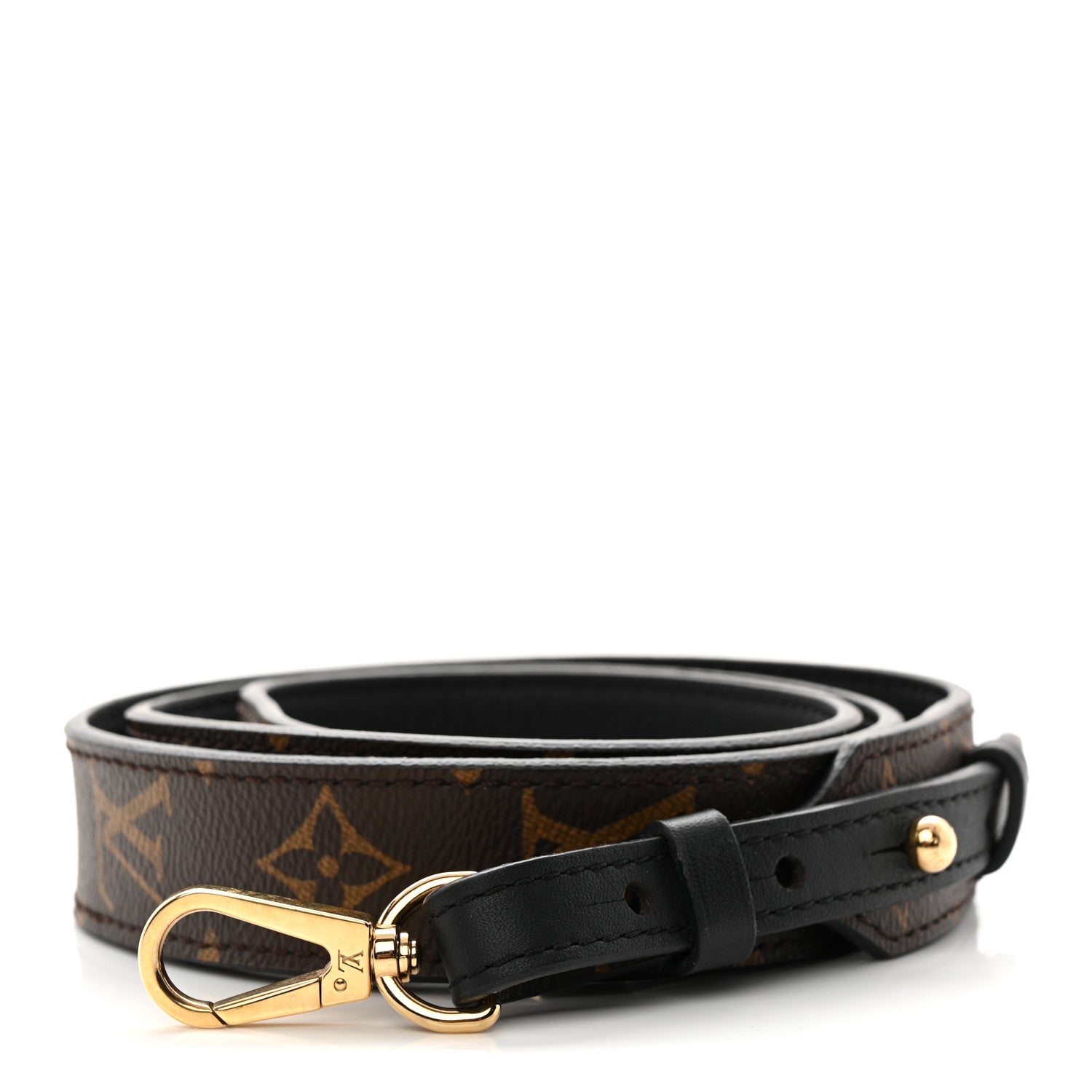 Louis Vuitton Monogram Bandouliere Shoulder Strap XL Black 1 of 5